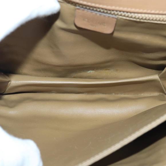 CELINE Macadam Canvas Shoulder Bag Beige Auth 82011 - Picture 11 of 16